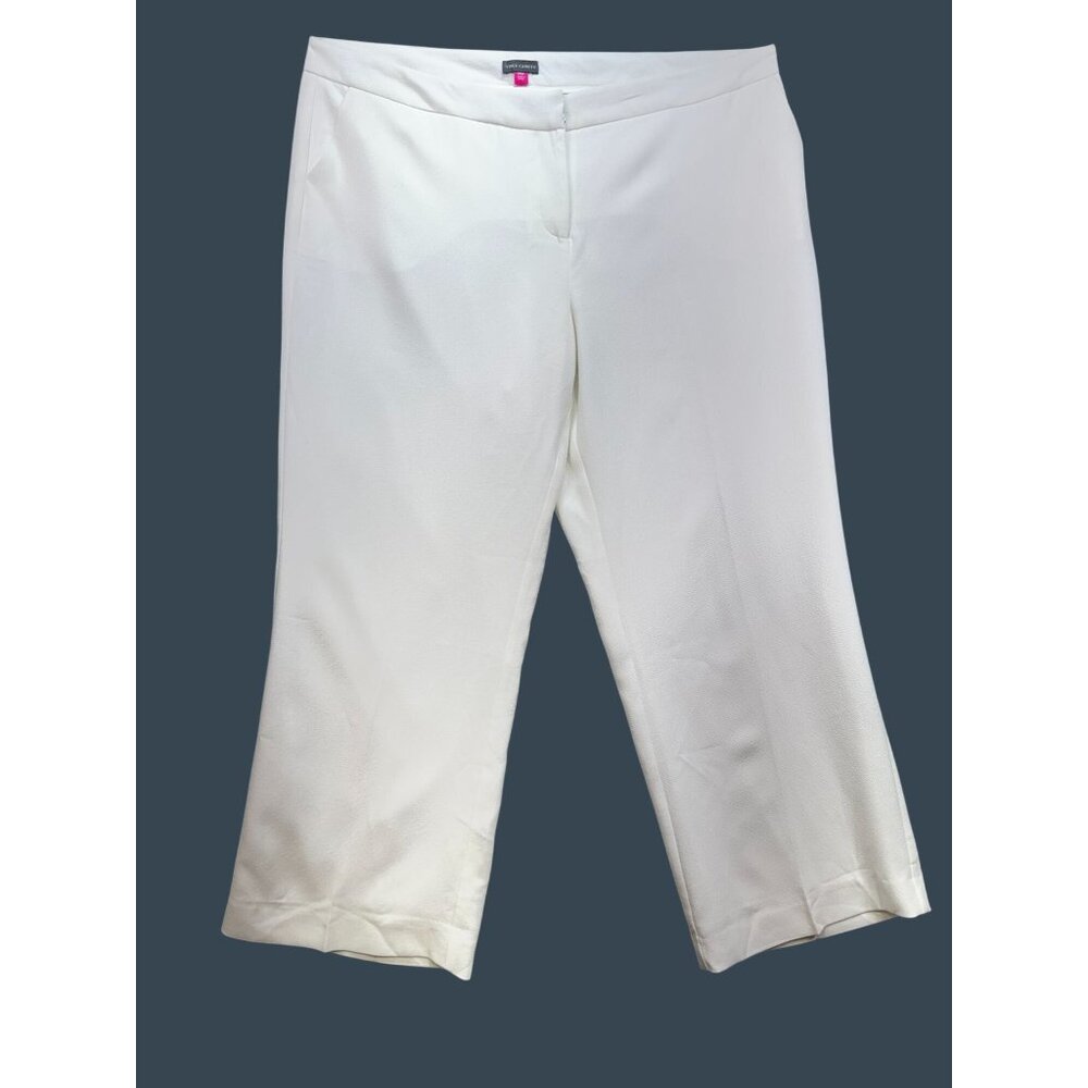 Vince Camuto Womens Dress Lined Pants Plus Size 20W White